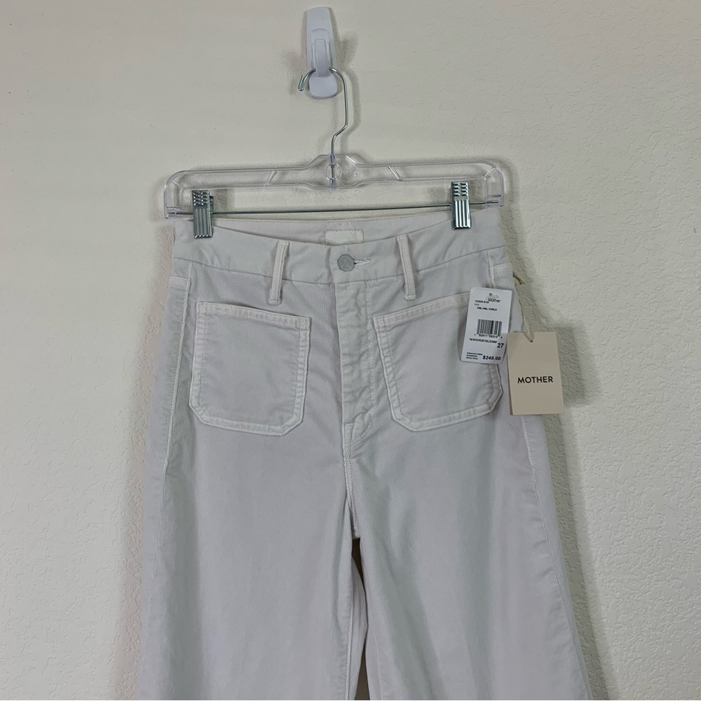 Mother the patch pocket roller skimp corduroy flare jeans 27 NWT - Picture 4 of 14